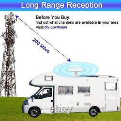 RV TV Antenna for Smart TV Outdoor, 720° Long Range Omni directional Receptio