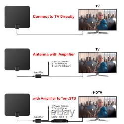 Reception Omni-directional Amplified Indoor/Outdoor HDTV Antenna Up 300Mile