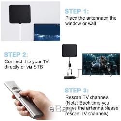 Reception Omni-directional Amplified Indoor/Outdoor HDTV Antenna Up 300Mile