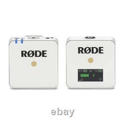 Rode Wireless GO Compact Digital Wireless Microphone System 2.4 GHz, White