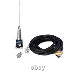 Rugged Radios RH-5R 1/2 Wave VHF External Antenna Kit with Coax Cable & Adapter