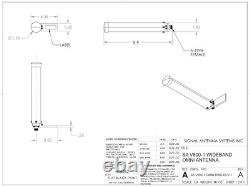 SA V800-1 Wideband Omni Antenna