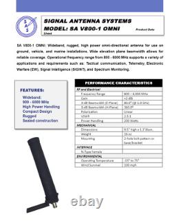 SA V800-1 Wideband Omni Antenna