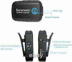 Saramonic Blink 500 B4 2-Person Wireless Lavalier Microphone System iOS 2.4Ghz
