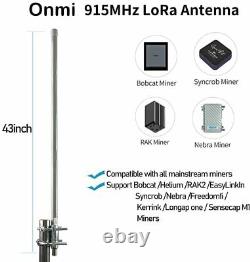 Signalplus 12dbi Omni-Directional Antenna 824-960MHZ- Outdoor LoRa Antenna 868