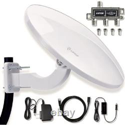 TV Antenna for Local Channels, Outdoor HDTV Antenna for Digital Smart TV