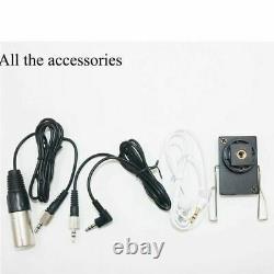 UHF Wireless Clip Lapel Microphone Lavalier Mic for DSLR Camera Video Interview