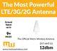 Ultra High Gain 12dbm Cellular Omni Antenna Booster For Lte 4g 3g 2g