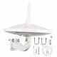 Upgraded Version At-415b 720 Degrees Ufo Dual Dual Omni-directional Antenna