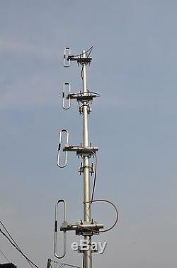 VHF Antenna 4 Bay Folded Dipole 8dB 300W OMNI Directional Repeater High Gain