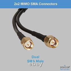 Vandal Resistant 2x2 MIMO Low Profile 4G/5G Omni-Directional Screw Mount Ante