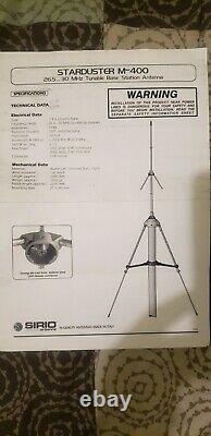 Vintage NOS STARDUSTER M400 ANTENNA OMNI-DIRECTIONAL 27MHz CB used great shape