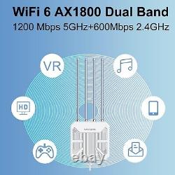 WAVLINK AX1800 AX3000 Outdoor Long Range WiFi 6 Mesh Extender IP67 Weatherproof