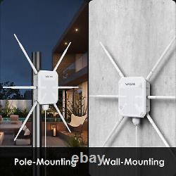 WiFi 6 Dual Band 2.4G+5G AX3000 Long Range Outdoor WiFi Mesh Extender Booster