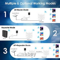 WiFi 6 Range Extender Indoor Outdoor 3000Mbps WiFi Repeater Dual Band Router