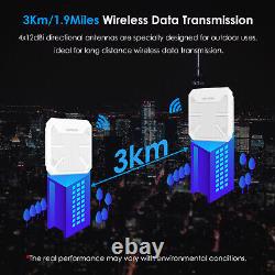 WiFi Extender Long Range Outdoor Wireless Dual Band WiFi Gigabit Repeater PoE