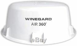 Winegard A3-2000, Air 360 Roof Mount Omni-Directional HD VHF/ UHF TV Antenna WHT