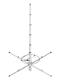 Workman W58 5/8 Wave Commercial Base Antenna With Ground Plane Kit 1500w